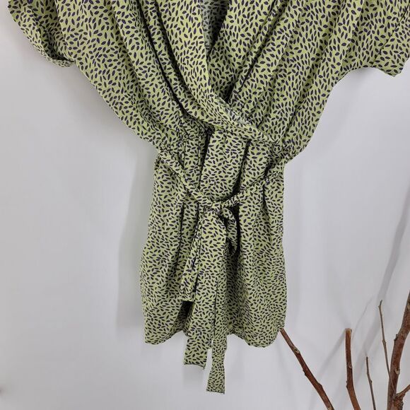 Blue bush green romper shorts - Picture 5 of 11